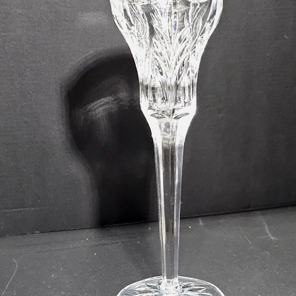 Waterford Crystal Canterbury Candlestick 8.5" Marquis Collection vtg luxury glam - Picture 3 of 8
